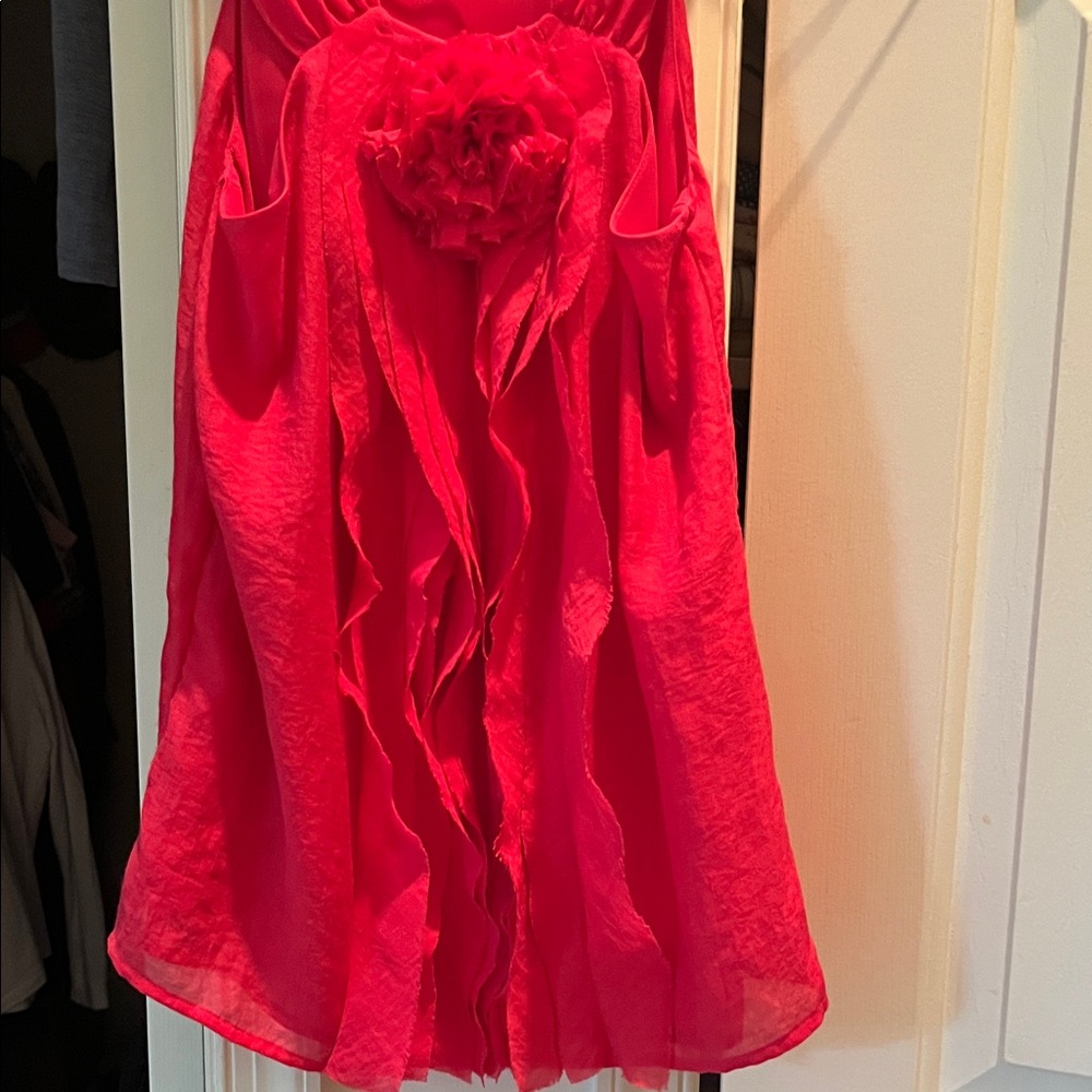 Loft Pink Ruffled Halter Top, SP - Picture 5 of 10